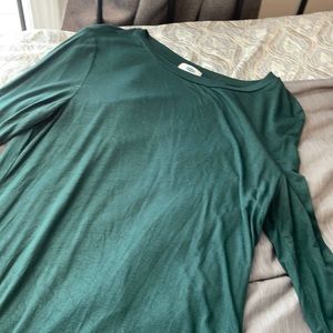 Long sleeve green top-great condition!